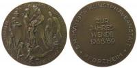 Jahreswende - Frieden - 1969 - Medaille  vz-stgl