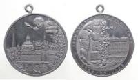 Dresden - Erinnerung an die Ausstellung "Alte Stadt" - 1896 - tragbare Medaille  vz