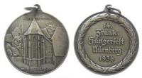 Nürnberg - auf das 14. Fränkische Sängerfest - 1936 - tragbare Medaille  ss+