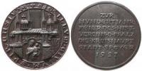 Speyer 100 Jahre Historischer Verein - 1927 - Gußmedaille  vz