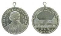 Gotha - auf die 27. Deutsche Lehrerversammlung - 1887 - tragbare Medaille  vz