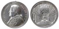 Pius IX (1846-1878) - auf den Abschluß der Restaurierung von Santa Maria in Tastevere - 1874 - Medaille  ss+