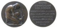Magdeburg - Erste Jahresgabe der Boerde - 1912 - Medaille  vz+