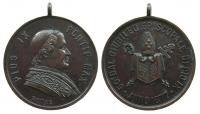 Pius IX (1846-1878) - 1877 - tragbare Medaille  vz