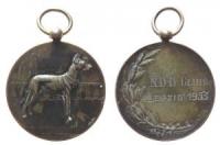Leipzig - N.D.D. Club (Neue Deutsche Dogge ?) - 1933 - tragbare Medaille  ss+
