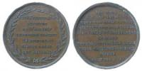 Goldene Hochzeit - auf die Goldene Hochzeit eines jüdischen (?) Ehepaare - 1827 - Medaille  ss