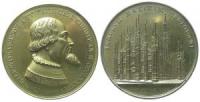 Mailand - auf den Baubeginn des Doms - o.J. 1886 - Medaille  vz-stgl