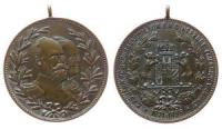 Friedrich I. (1871-1904) - auf sein 25tes Regierungsjubiläum - 1869 - tragbare Medaille  vz