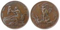 Louis XVIII. (1814-1815-1824) - auf die Geburt des Thronprätendenten Henri V. (1820-1883) - 1820 - Medaille  ss+