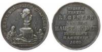 Karl Friedrich (1738-1806) - auf die Mannheimer Huldigung - 1803 - Medaille  fast ss