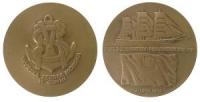 Dar M?odzie?y - auf den Stapellauf des Segelschulschiffes - 1982 - Medaille  vz