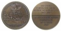 Nürnberg - 100 Jahre Verein für Münzkunde - 1982 - Medaille  vz-stgl