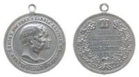 Albert und Carola von Sachsen - auf Ihre Silberne Hochzeit - 1878 - tragbare Medaille  ss+