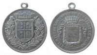 Mainz - auf das 12. Mittelrheinische Turnfest - 1881 - tragbare Medaille  vz