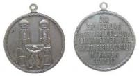 München - zur Erinnerung an das 75-jährige Jubiläum des Veteranen- und Kriegervereins - 1910 - tragbare Medaille  vz