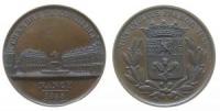 Nancy - auf die Handelskammer - 1855 / 56 - Medaille  vz-stgl
