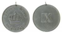 Dienstauszeichnung III. Klasse - für treue Dienste bei der Fahne (9 Jahre) - 1913 - tragbare Medaille  ss