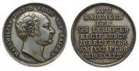 Maximilian I. Joseph (1806-1825) - auf sein 25-jähriges Regierungsjubiläum - 1824 - Medaille  fast stgl
