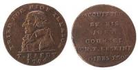 Hardy Thomas - London (Middlesex) - 1794 - 1/2 Penny Token  ss