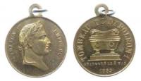 Napoleon III. (1852-1870) - auf die Einweihung der Grabstätte für Napoleon I. - 1853 - tragbare Medaille  vz-stgl
