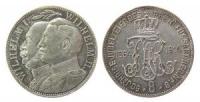 Wilhelm II. + Wilhelm I. - auf die 50. jähr. Jubelfeier - 1914 - Medaille  vz