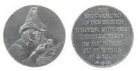 München - auf den Besuch der Bayerischen Numismatischen Gesellschaft in der Münze - 1901 - Medaille  vz