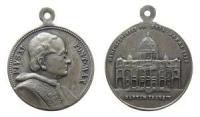 Pius XI. (1922-1939) - auf Rompilgerfahrt - 1925 - tragbare Medaille  vz