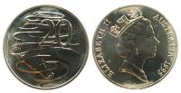 Australien - Australia - 1995 - 20 Cents  unc