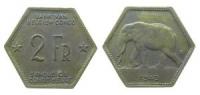 Belgisch Kongo - Belg. Congo - 1943 - 2 Francs  ss