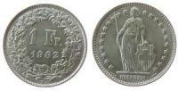 Schweiz - Switzerland - 1962 - 1 Franken  unc