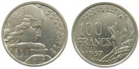 Frankreich - France - 1957 - 100 Francs  ss-vz
