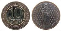 Frankreich - France - 1987 - 10 Francs  stgl