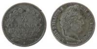 Frankreich - France - 1838 - 1/4 Franc  ss