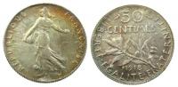 Frankreich - France - 1918 - 50 Centimes  unc