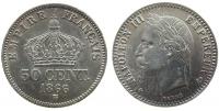 Frankreich - France - 1866 - 50 Centimes  vz-unc