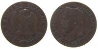 Frankreich - France - 1861 - 5 Centimes  schön