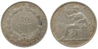 Französisch  Indochina - French Indo China - 1901 - 20 Cent.  ss-vz