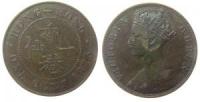 Hong Kong - 1875 - 1 Cent  ss
