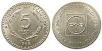 Kolumbien - Columbia - 1968 - 5 Pesos  vz-unc