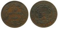 Luxemburg - Luxembourg - 1860 - 10 Centimes  ss