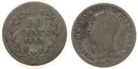 Niederlande - Netherlands - 1849 - 10 Cents  schön