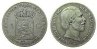 Niederlande - Netherlands - 1860 - 1 Gulden  ss