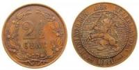 Niederlande - Netherlands - 1881 - 2 1/2 Cent  ss