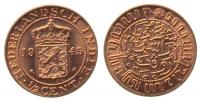 Niederl. Indien - Netherlands India - 1945 - 1/2 Cent  unc