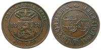 Niederl. Indien - Netherlands India - 1858 - 2 1/2 Cents  ss-vz