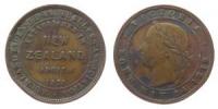 Neuseeland - New-Zealand - 1871 - 1 Penny Token  ss