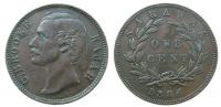 Sarawak - 1884 - 1 Cent  ss-vz