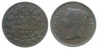 Straits - Settlements - 1862 - 1/4 Cent  ss-