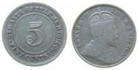 Straits - Settlements - 1902 - 5 Cents  fast ss