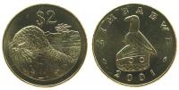 Zimbabwe - 2001 - 2 Dollar  unc